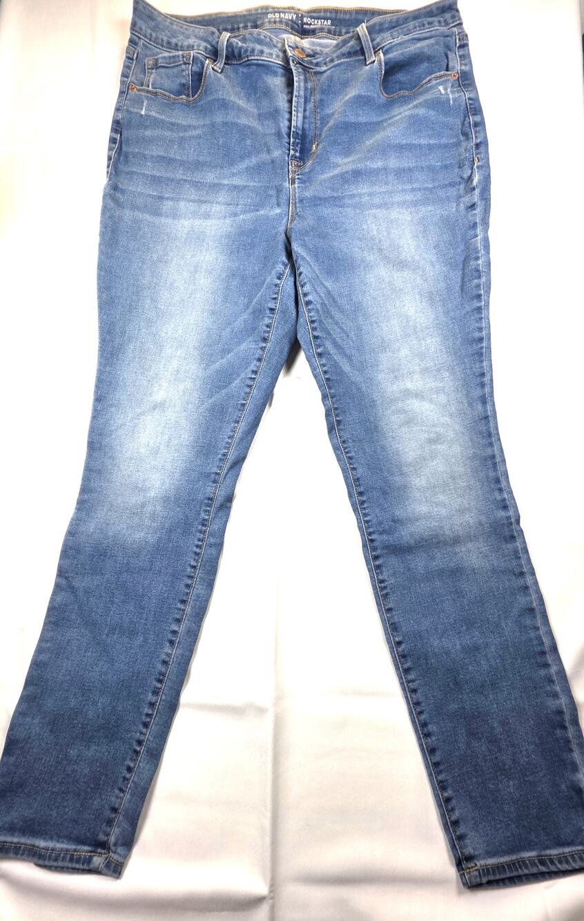 Old Navy OG Rockstar Straight Leg Tall Jeans Size 16